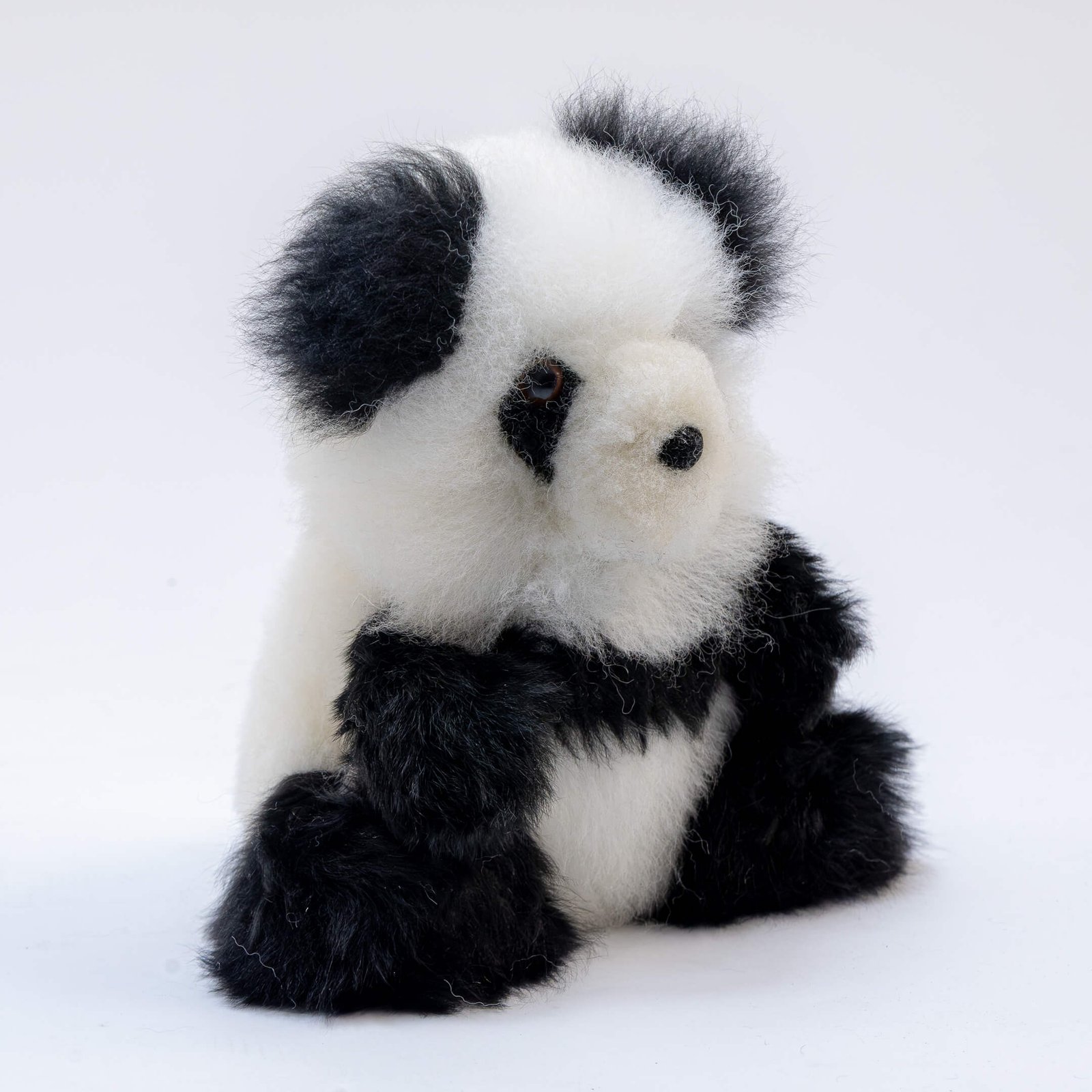 Alpaca Seated Panda 9.5" - 3 PACK