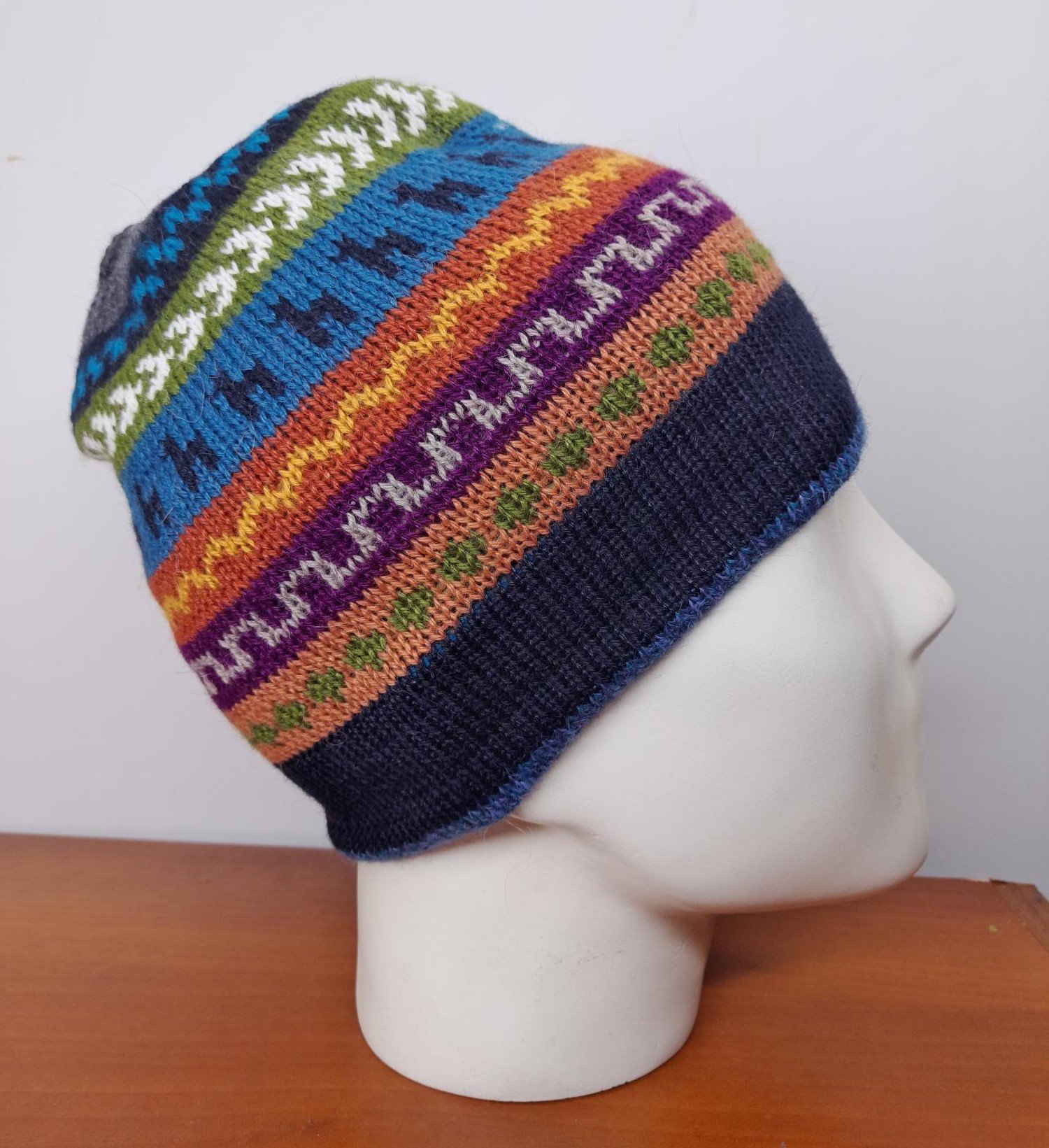 Reversible Alpaca Beanie - 5 Pack