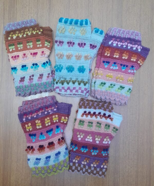 Flower Short Fingerless- 5 Pack