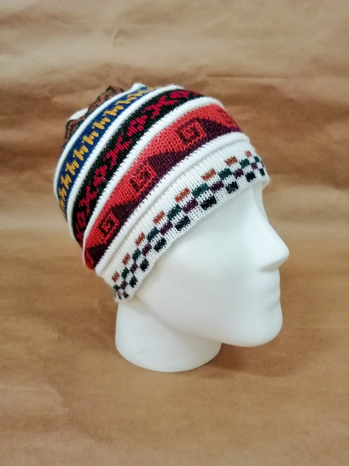 Spiral Reversible Alpaca Hat - 5 Pack - Image 4