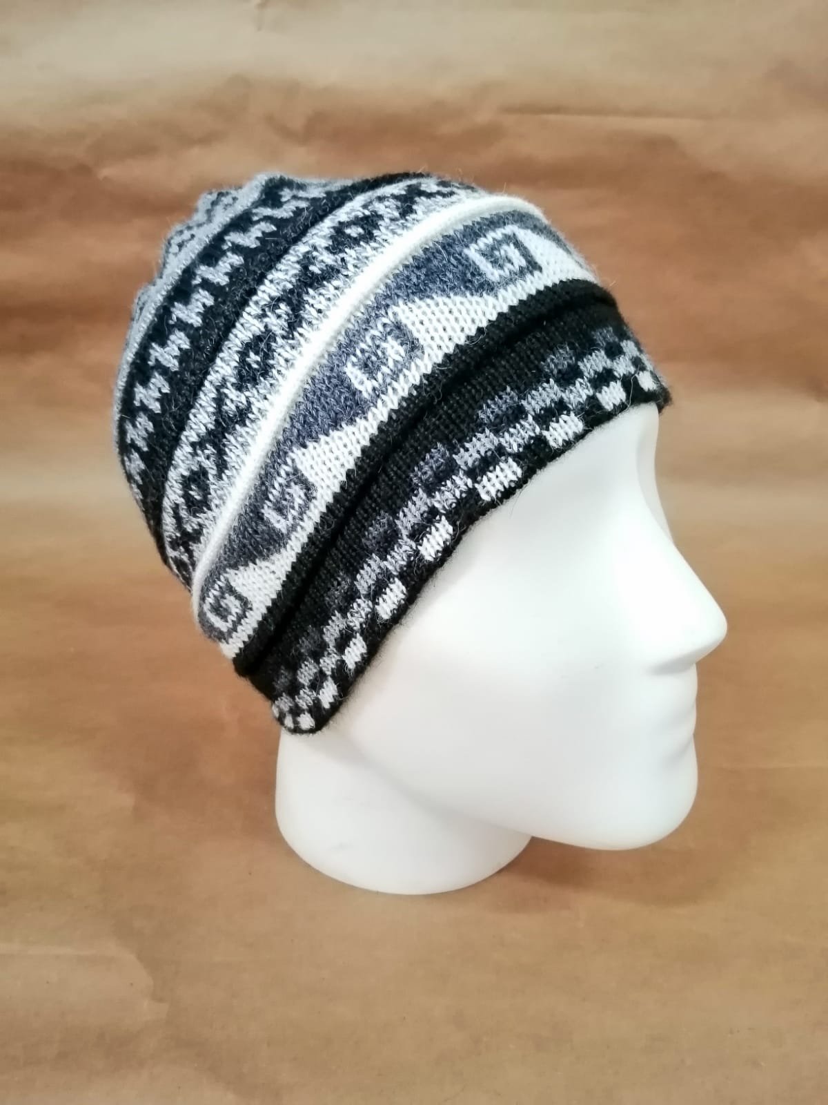 Spiral Reversible Alpaca Hat - 5 Pack - Image 2