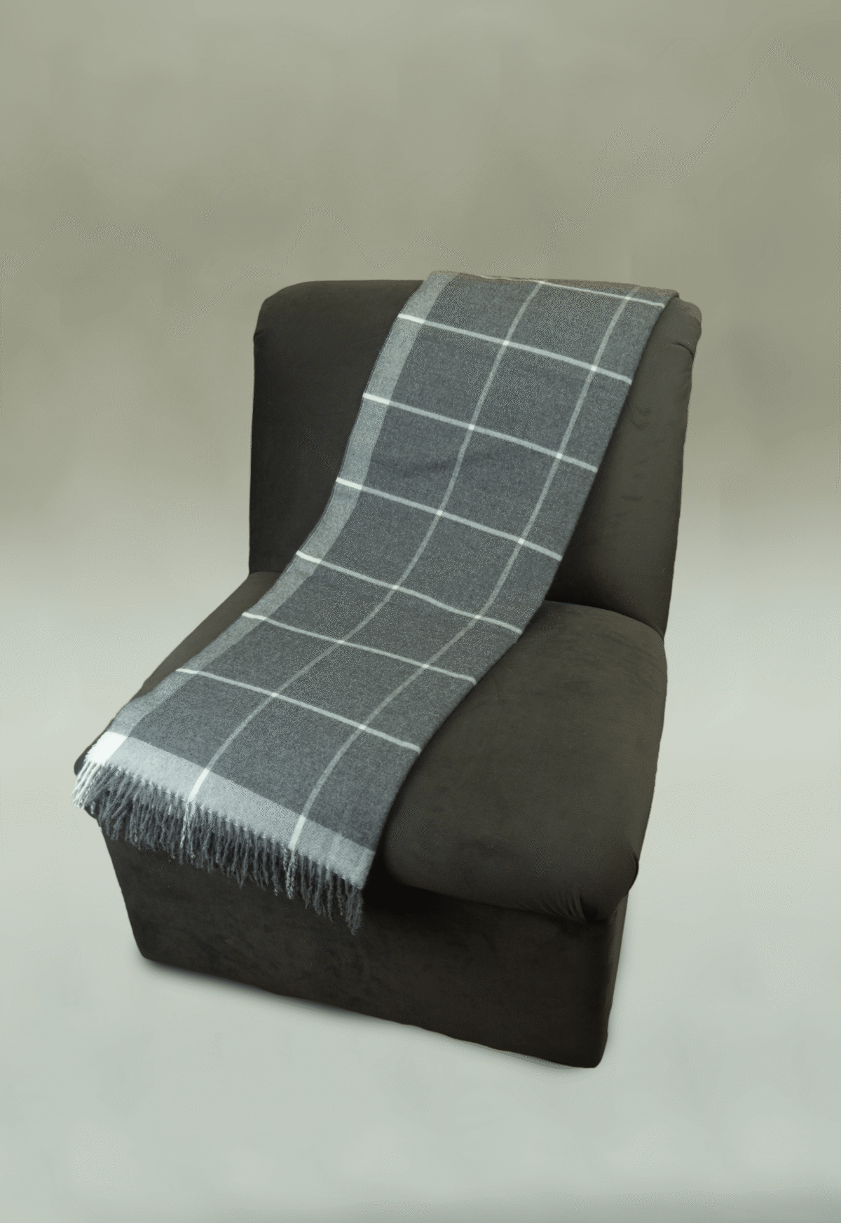 Baby Alpaca Plaid 2 Throw - Pack 2