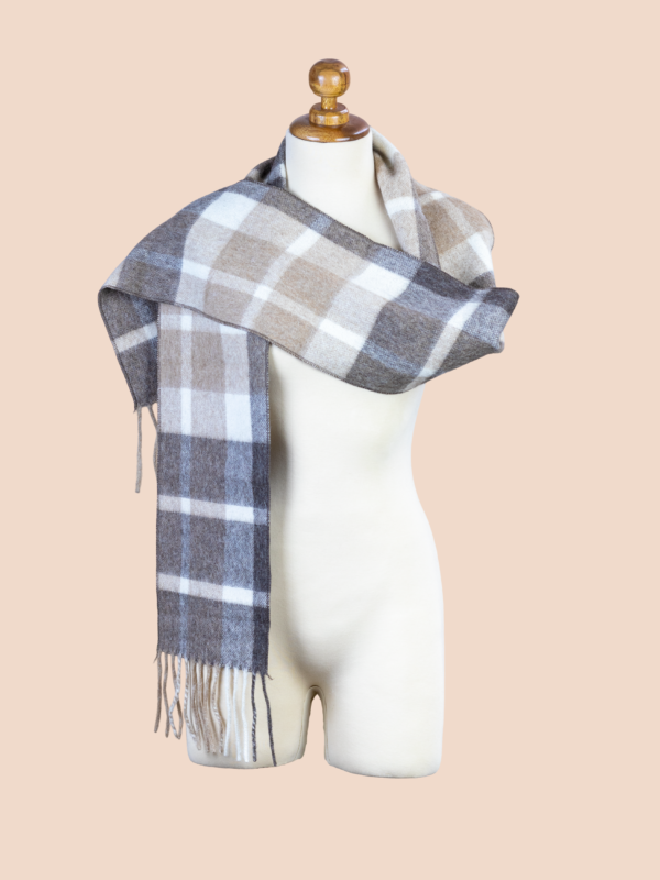 Alpaca Plaid Scarves - 5 Pack