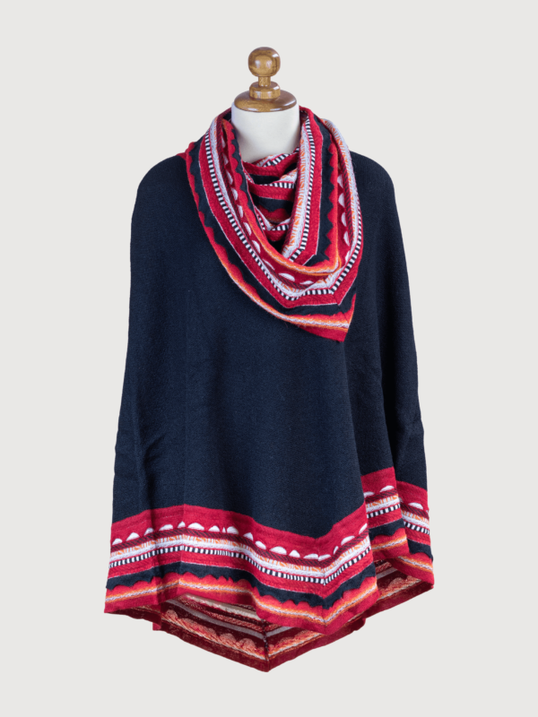 LARA BABY ALPACA PONCHO-3PACK