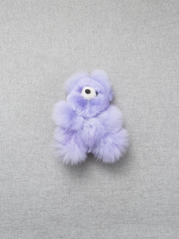 ALpaca Plush DyedBear 6"