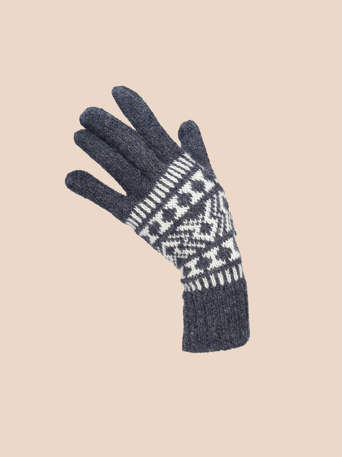 Alpaca Gloves With Desing - 6PACK