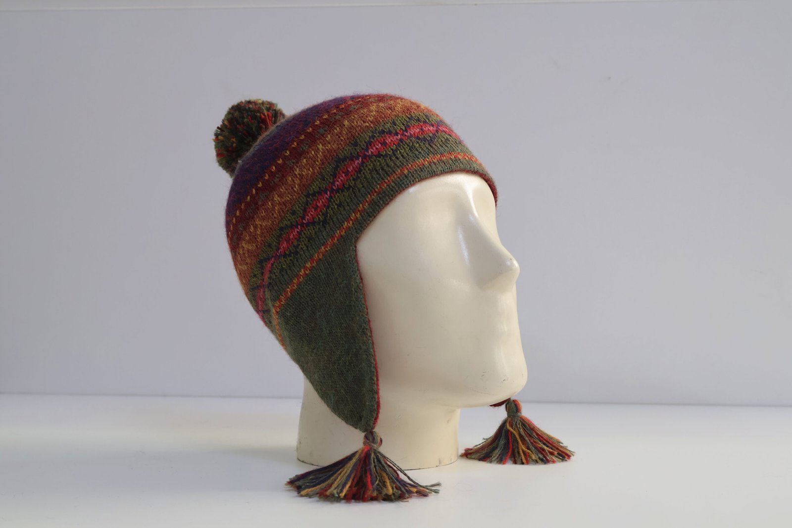 BABY ALPACA CHULLO WITH DESIGN - Image 2